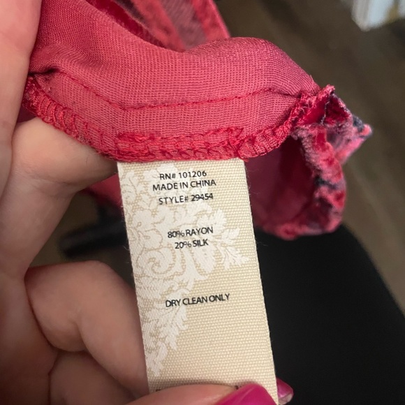 Soft Surroundings Velvet Button Up Blouse - Picture 4 of 4